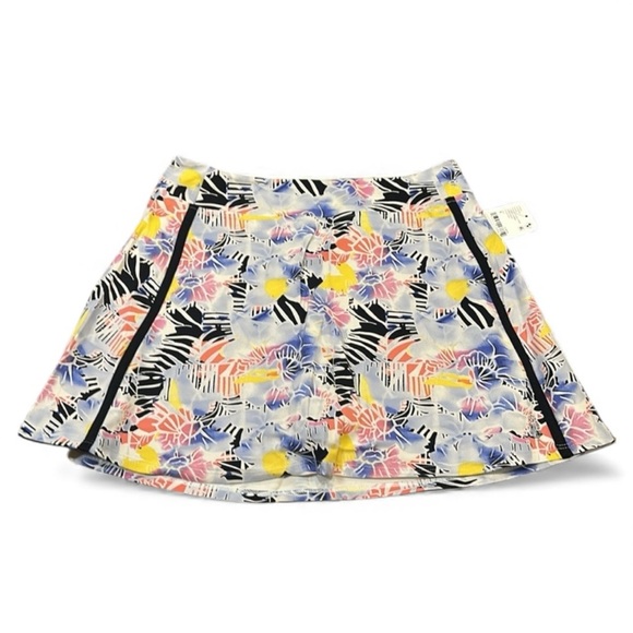 Free People Printed Volley Skort Size Small Mystic Floral High Rise NEW - Picture 4 of 13